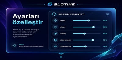 Slotime oyun ayarları özelleştirme rehberi görseli