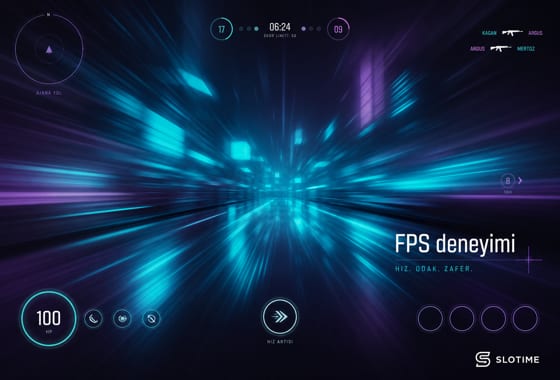 Slotime takım tabanlı FPS oyunu oyun içi görünüm görseli